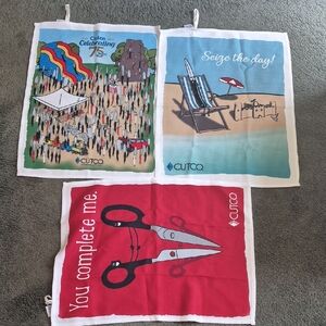 3 Cutco Kitchen Towels, Like New Condition, Never Used
